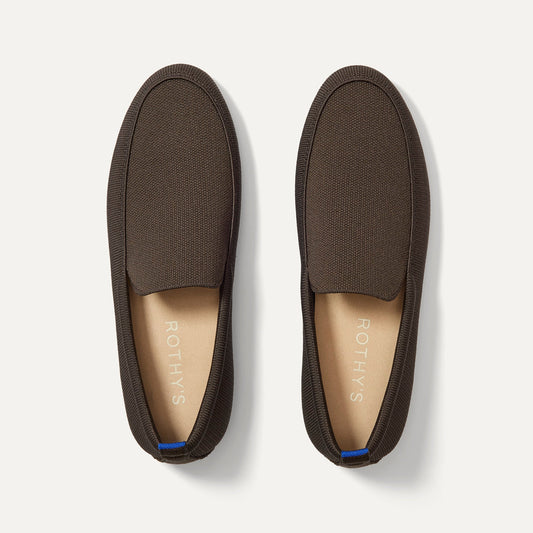 The Ravello Loafer in Dark Bistro shown from the top.