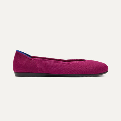 The Daily Flat in Wild Berry shown from the side.